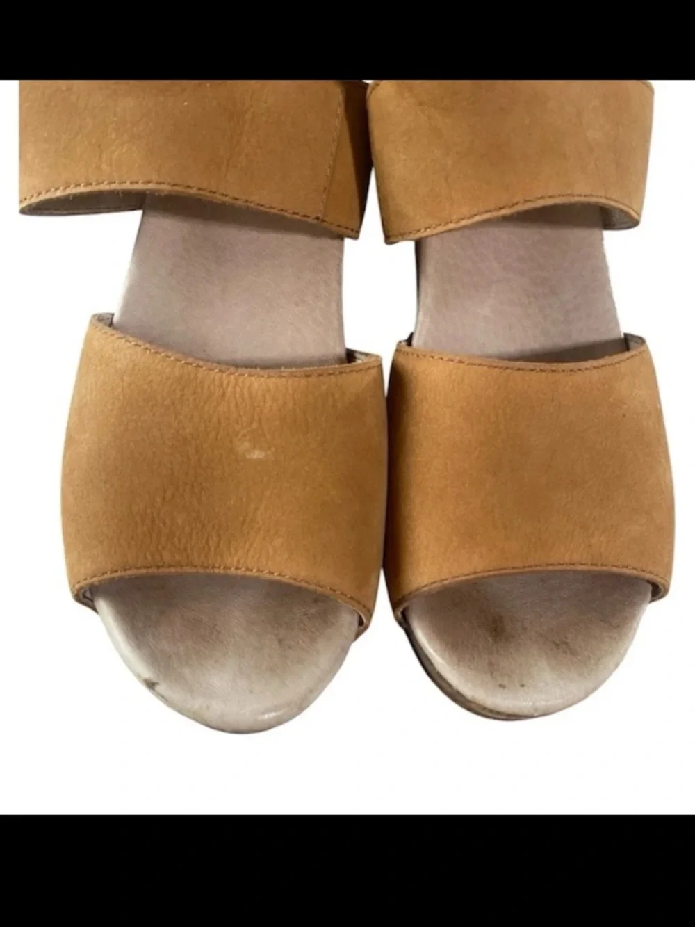 Dansko sandals EU 38 7US  Minka Leather Sandals Nubuck Camel